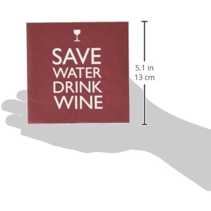 PAPERPRODUCTS DESIGN 20-PACK SAVE WATER PAPER COCKTAIL NAPKINS - Image 2